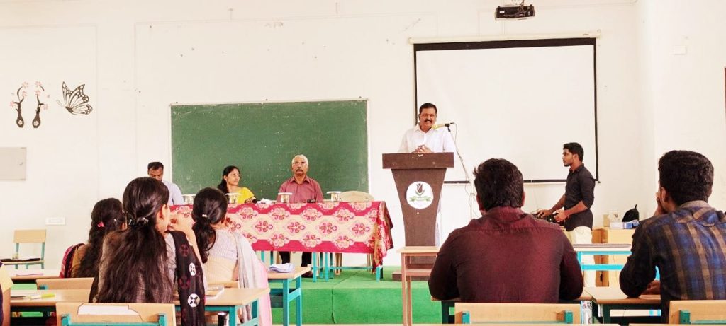 Aarvam IAS Academy Founder Mr.Shibi Kumaran sir made his Guidance speech with Bsc Agri final year students of Sethu Bhaskara Agricultural College and Research Foundation.